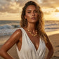 Colar Dourado 24K Elegance Búzios
