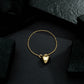 Pulseira Dourada de Cordão Baiano com Coração - Galeria